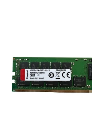 Kingston KSM24RD4/32MEI 32GB DDR4-2400 ECC Registered Server RAM (2Rx4 RDIMM) - Image 1 of 2