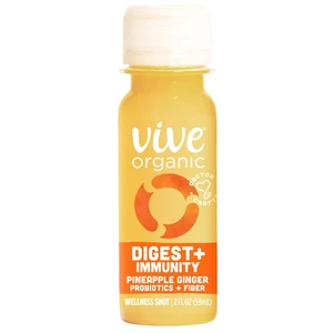 Digest + Immunity Pineapple Ginger Wellness Shot, 2 Fl Oz Bottle - Picture 1 of 12