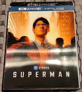 NEW Superman (4K Ultra HD, Digital, 2025) w/OOP Lenticular Slipcover SEALED UHD - Foto 1 di 6