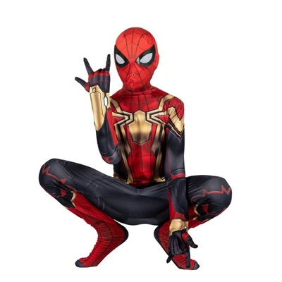 Disfraz Zentai Oficial Juvenil Marvel Integrado Spider-Man Deluxe - Deluxe Tw... Foto 1 de 3