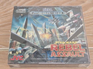 SEALED STAR WARS Rebel Assault - SEGA MEGA CD Game 1993 JVC PAL, RARE - Picture 1 of 6