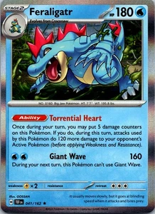 Feraligatr Rare SV05: Temporal Forces 041/162 NM - Picture 1 of 2