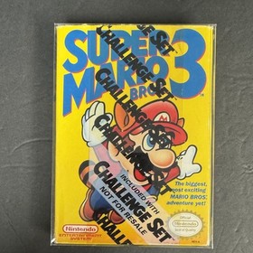 Super Mario Bros 3 Challenge Set Game NES (game Booklet Sleeve And Case 