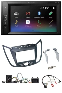 Pioneer DAB Lenkrad 2DIN Bluetooth USB Autoradio für Ford C-Max ab 2011 grau - Bild 1 von 10