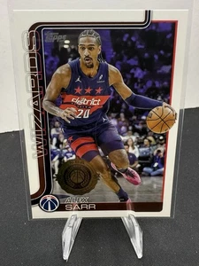 💥2025-26 Topps Alex Sarr NBA All-Rookie Team Stamp #96 Washington Wizards - Imagen 1 de 2