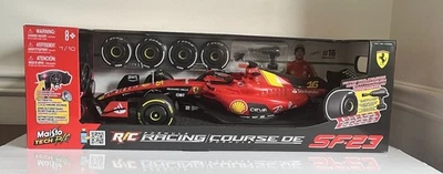 Maisto 1:10 RC F1 Racing Car Ferrari SF23 Charles Leclerc #16 Formula 1 Pit Tool - Image 1 of 4