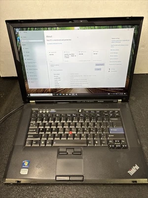 Lenovo ThinkPad W500 Laptop Intel Core 2 ~ Win10 Pro 2,80 GHZ 4GB RAM 160GB HDD - Bild 1 von 4