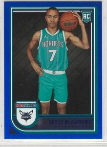 Bryce McGowens RC 2022-23 Panini Hoops Blue parallel Hornets No. 276 - Picture 1 of 1