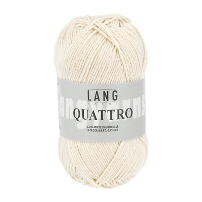 Lang Yarns Quattro 94 - LL 120m/50g - Nadelstärke 3 - 4