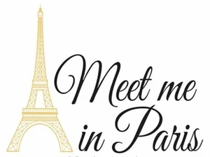 Meet me in paris Adheive Sticker. (Check detail before purchase) - Picture 1 of 4