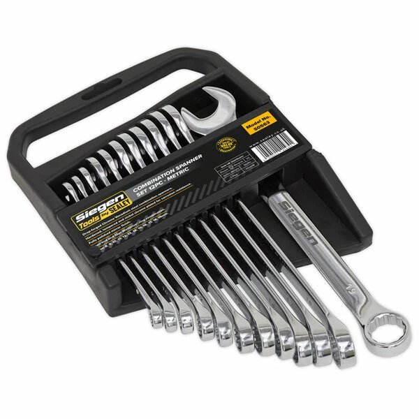 Siegen S0563 Juego de Llaves Combinadas 12pc Métrico - Imagen 1 de 1