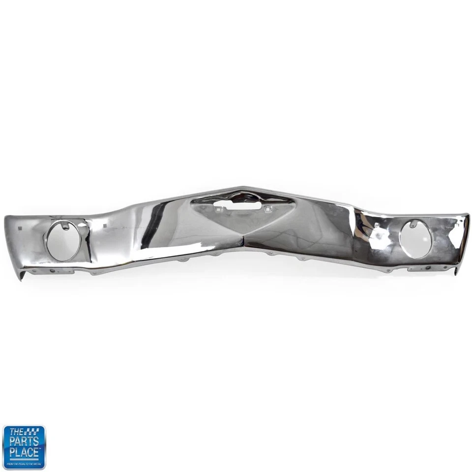 Chevrolet Monte Carlo 1970 y El Camino triple enchapado parachoques delantero cromado Foto 1 de 1