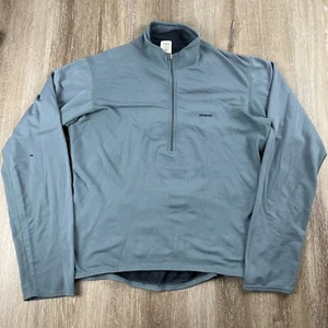Vintage Patagonia Cool Weather Top Running Pocket Men's M Blue FLAW - Picture 1 of 20