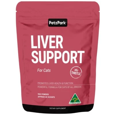 Liver Support for Cats - Milk Thistle - Cat Supplement Made in Australia - image 1 of 4