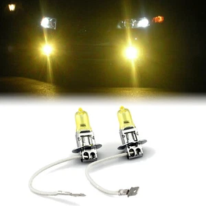 YELLOW XENON H3 100W BULBS TO FIT Toyota Tercel MODELS - Picture 1 of 1
