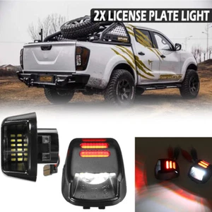 2X LED License Plate Light For Nissan Frontier Navara D40 2007-2019 Titan 07-15 - Picture 1 of 9