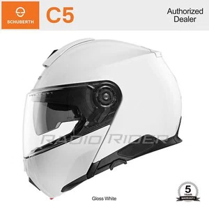 NEW Schuberth C5 Motorcycle Flip-Up Helmet | Gloss White | XL | Free Shipping - Picture 1 of 4