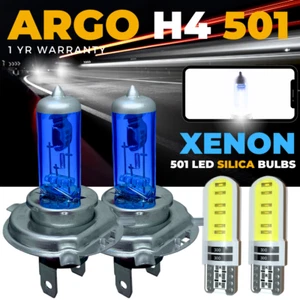 H4 Headlight Xenon White 100w Bulbs 472 High Low Beam Hid Car Van Led Side Light - Picture 1 of 18