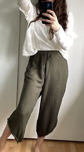 Calzedonia Pants Trousers Green Midi Size 10