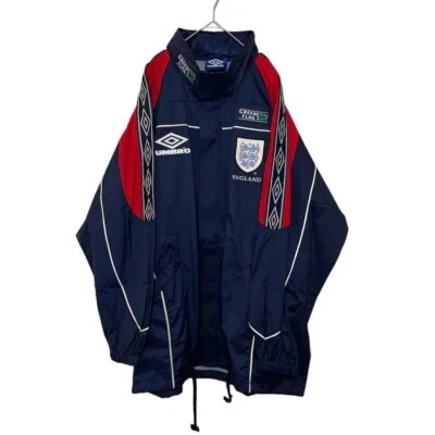 Vintage 90s England National Team 1998 Size M UMBRO  Nylon Track Jacket - Image 1 of 4