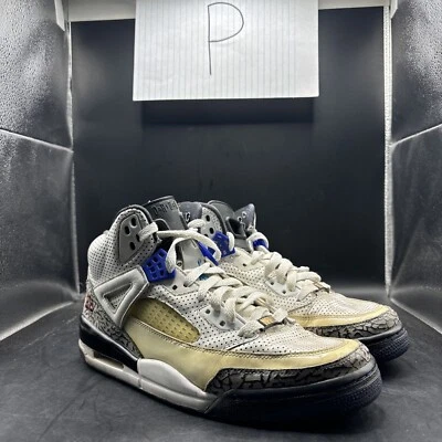 Size 9 Jordan Spizike White Purple Black 315371-102 - Изображение 1 из 4