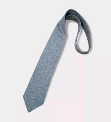 🆕Corbata GIANNI VERSACE Gris Geométrica Seda Medusa LUJO ITALIA Foto 1 de 4