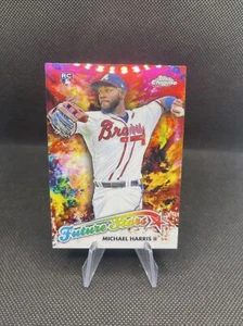 2023 Topps Chrome - Michael Harris - Future Stars Refractor Sp⭐️RARE⚾️ - Picture 1 of 6