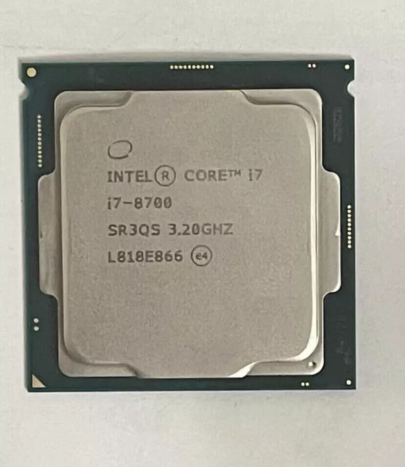 Intel Core i7-8700 Processor Model 6 Core Computer Intel Core i7-8700 Processor Model 6 Core Computer