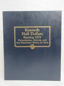 5 Page Whitman Classic Coin Album #5045 Kennedy Half Dollars P D S Starting 2003 - Picture 1 of 11