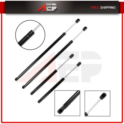 2 Trunk + 2 Hood Gas Springs Lift Supports Struts Fits 2005-2007 Buick LaCrosse - Image 1 of 2
