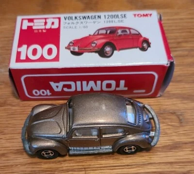 Rare Classic Vintage Tomica Tomy Volkswagen 1200LSE No.100 with Box Year 1998 - Image 1 of 4