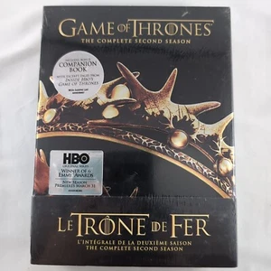 Game of Thrones: The Complete Second Season (DVD, 2013, 5-Disc Set) New B111 - Imagen 1 de 3