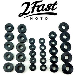 2FastMoto 30-Piece Rubber Reduce Vibration Grommet Variety Pack  2fm-73-3360a