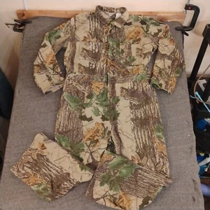 Vintage Walls Coveralls Mens Extra Large Camo Blizzard Pruf USA 100% Cotton Hunt - Picture 1 of 23