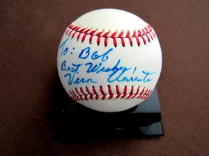 VERA ROBERTO ROBERTO CLEMENTE'S WIFE HOF SIGNED AUTO VINTAGE ONL BASEBALL JSA - Picture 1 of 3