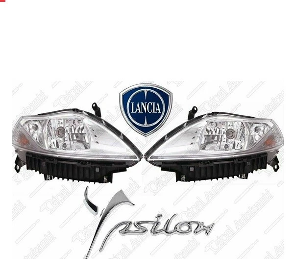 COPPIA FARI FANALE PROIETTORE ANTERIORE DX + SX LANCIA YPSILON 2011 AL 2020