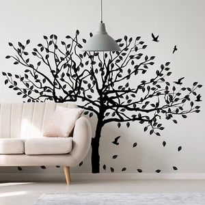 Haven Nature-inspired Wall Stickers, Tree Decal Wall Art for Home Decoration - Picture 1 of 27