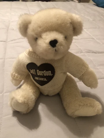 Action Sports Image Plush Jeff Gordon BearJointed Legs Sweater With NASCAR Heart Cover