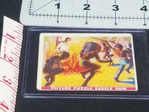 2 Bubble Gum Cards #47 & #15 Picture Puzzle Wild West Series Vintage Collectible - Picture 1 of 12