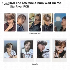 Kai The 4th Mini Album Wait On Me StarRiver POB Photocard Polaroid KPOP EXO - Picture 1 of 19
