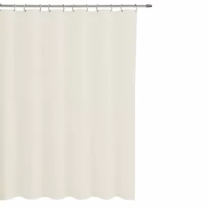 Waterproof PEVA Shower Curtain Shower Liner w/ Magnets 12 Grommets–72”x72” Cream - Picture 1 of 4