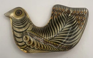 Abraham Palatnik Lucite Bird MidCentury Modern 70s MCM Signed HTF 4” x 2.5” - Picture 1 of 5