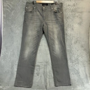 Pantalones de mezclilla grises BALDESSARINI JACK 16511 tiro medio Heritage pierna estrecha talla W38 L34 - Imagen 1 de 10