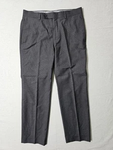 Lauren Ralph Lauren Anzughose Herren 30 x 30 vorne flach gerades Bein Hahnentritt - Bild 1 von 13