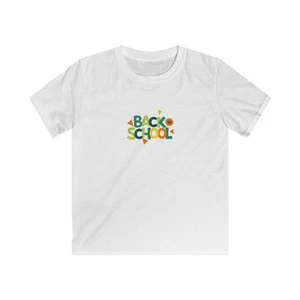 Back to School Kids Tee, Customizable Kids T-Shirt, Fun School Spirit Tee - Picture 1 of 25