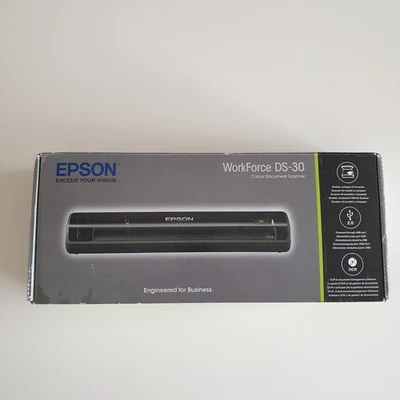 BRAND NEW Epson J291A Workforce DS-30 Portable 600dpi Colour Document Scanner - Image 1 of 4