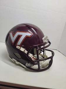 Mini casco Virginia Tech Hokies Riddell NCAA USADO. - Imagen 1 de 9