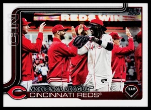 2025 Topps TEAM CARD #99 Cincinnati Reds - Foto 1 di 2