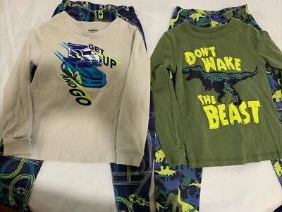 Juego de 2 pijamas Oshkosh B’gosh niños talla 6 Foto 1 de 4