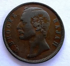 Piece 1 cent Sarawak 1889 Tirage 535.000- REF99409 - Picture 1 of 2